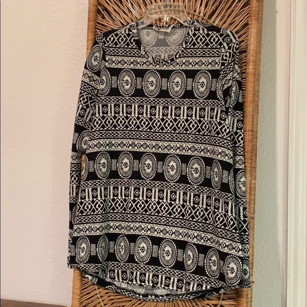 Show Me Your Mumu Black and White Long Sleeve